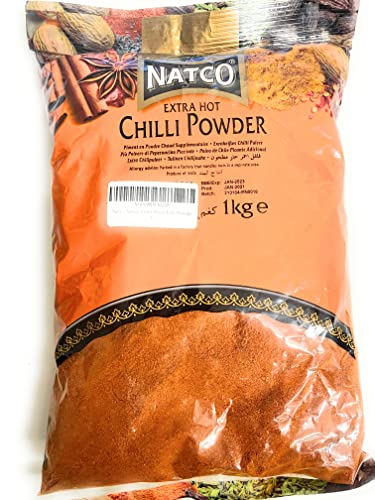 Natco Chili Pulver extra heiß 400g von Natco