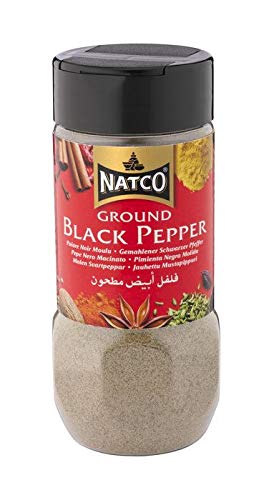 Natco Gemahlener schwarzer Pfeffer - 100g - 2er-Packung von Natco