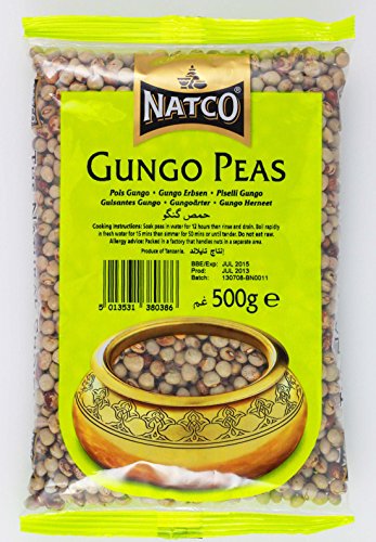 Natco Gungo Erbsen, 500 g Natco Gungo Erbsen, 500 g von Natco