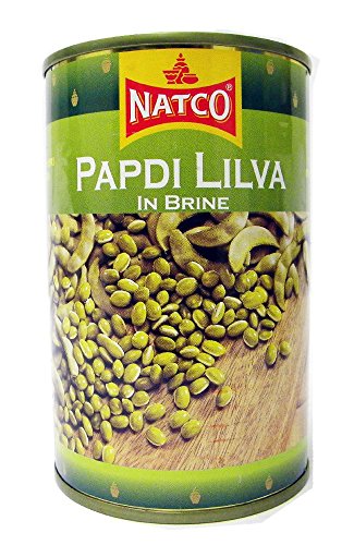 Natco - Papdi Lilva (Gruene Erbsen) in Salzlake - 400g x 2 Doppelpack von Natco