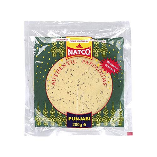Natco Punjabi Fladenbrot - 200g - 3er-Packung von Natco