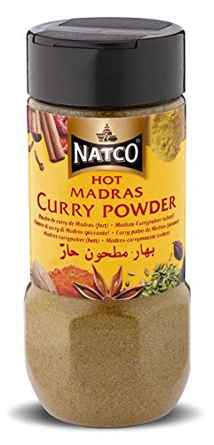 Natco Scharfes Curry Madras Pulver - 100g - 2er-Packung von Natco