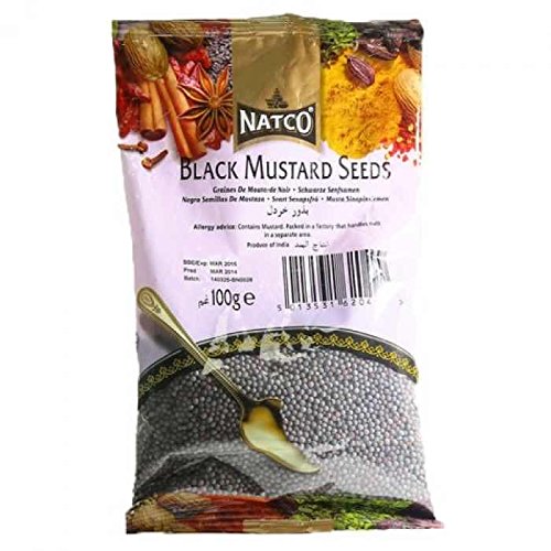 Natco Schwarzer Senfsamen, 100 g, 2 Stück von Natco