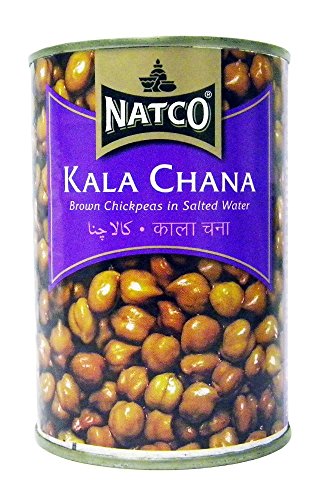 Natco - schwarze Kichererbsen - 400g x 2 Doppelpack von Natco