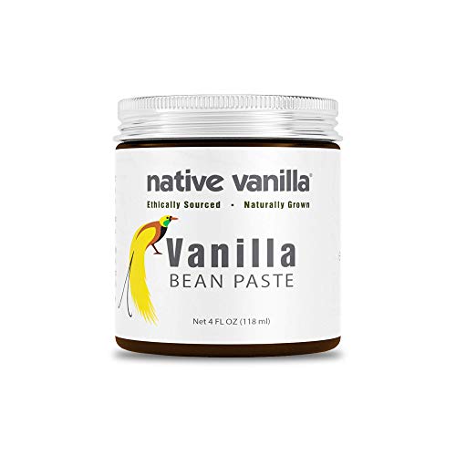 Native Vanilla - Vanilleschotenpaste (118 ml) - Für Köche und Hausmannskost, Backen, und Dessert machen von Native Vanilla