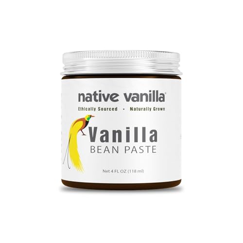 Native Vanilla - Vanilleschotenpaste (118 ml) - Für Köche und Hausmannskost, Backen, und Dessert machen von Native Vanilla