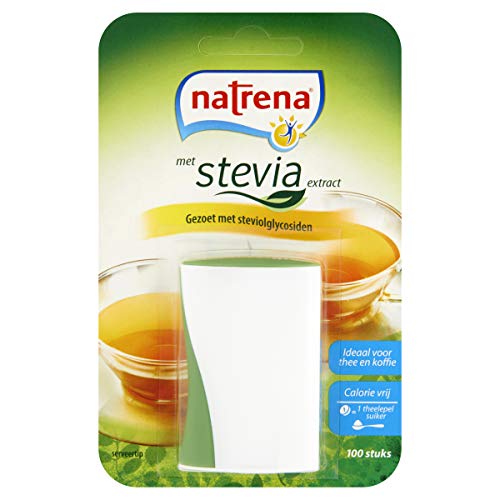 Natrena Zoetstof Dispenser met Stevia, Zakdispenser, 12 x 100 Zoetjes von Natrena