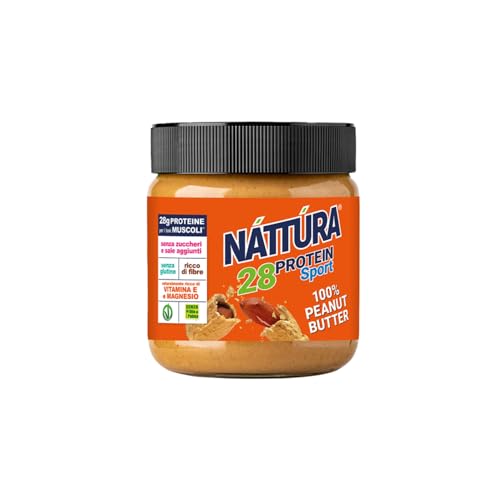 Nattura® | Geröstete Erdnussnudeln Protein Sport | Natürliche glutenfreie Erdnussbutter – 350 Gr von Náttúra