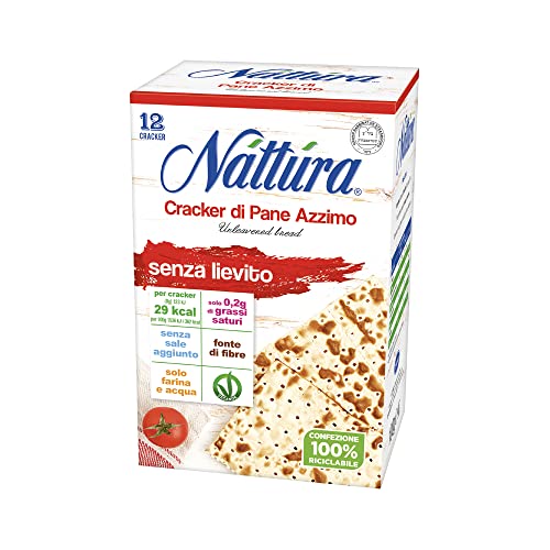 Nattura Cracker di Pane Azzimo (12 Cracker Rettangolari) - 100 gr von Nattura
