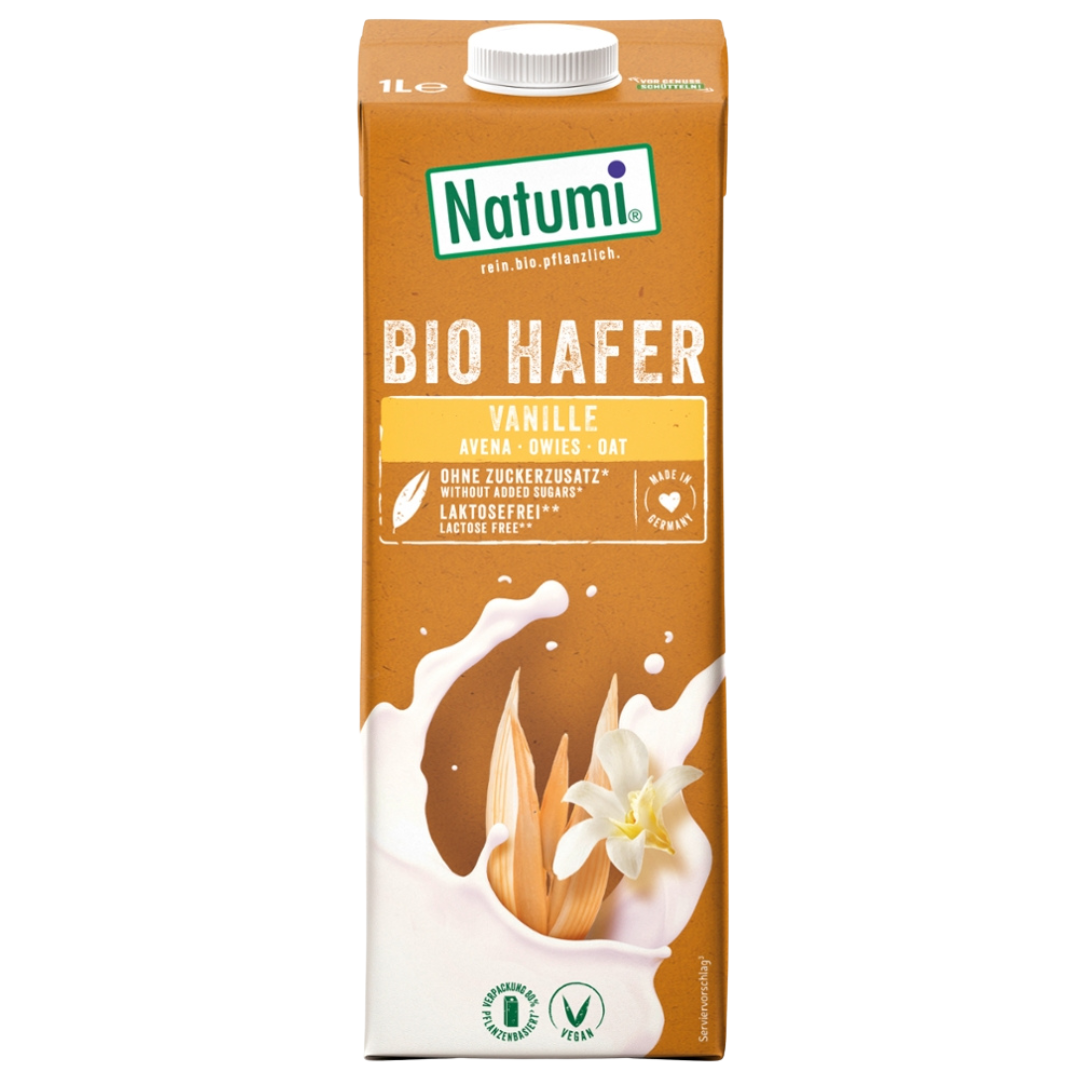 Bio Hafer Drink Vanille Bio Hafer Drink Vanille von Natumi