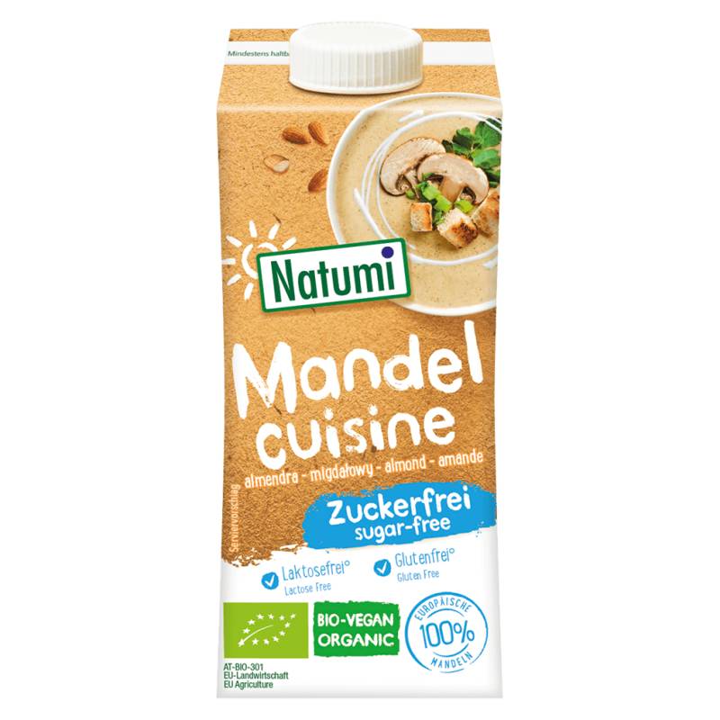 Bio Mandel Cuisine, 200ml MHD 05.06.2024 von Natumi