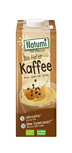 Natumi Bio Haferdrink Kaffee, 6 x 1L - Laktosefrei, Hergestellt mit deutschem Hafer, vegan, biologisch, milchfreie Alternative Natumi Bio Haferdrink Kaffee, 6 x 1L - Laktosefrei, Hergestellt mit deutschem Hafer, vegan, biologisch, milchfreie Alternative von Natumi