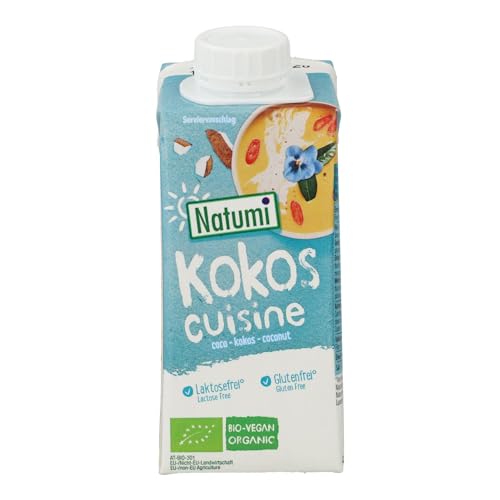 Natumi Bio Kokos Cuisine 1er Pack (1 x 200ml), Sahnealternative von Natumi