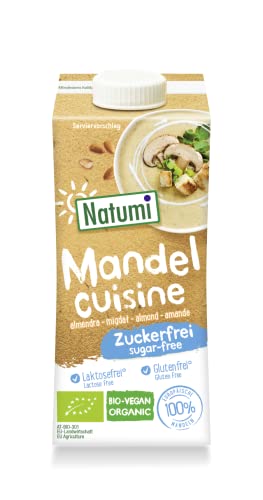 Natumi Bio-Mandel-Creamer, 15 x 200 ml – laktosefrei, zuckerfrei, glutenfrei, bio, vegan, hergestellt aus europäischen Mandeln, milchfreie, milchfreie Alternative Natumi Bio-Mandel-Creamer, 15 x 200 ml – laktosefrei, zuckerfrei, glutenfrei, bio, vegan, hergestellt aus europäischen Mandeln, milchfreie, milchfreie Alternative von Natumi