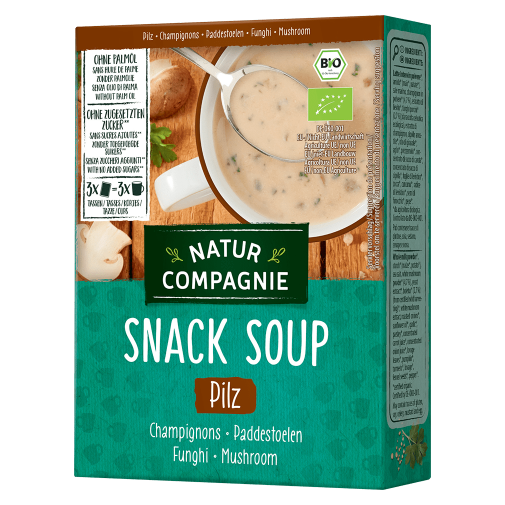 Bio Snack Soup Pilz von Natur Compagnie