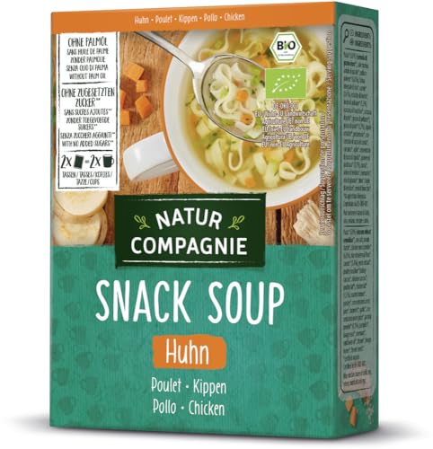 Snack Soup Huhn 6 x 34 gr von Natur Compagnie