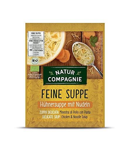 Natur Compagnie Bio Hühnersuppe mit Nudeln (6 x 40 gr) von Natur Compagnie