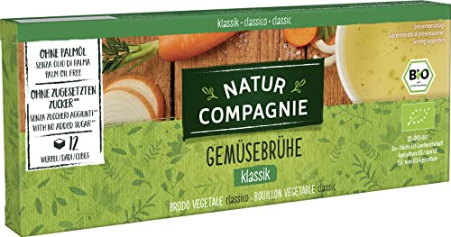 Natur Compagnie Bio Gemüsebrühe, 12 Würfel (2 x 126 gr) von Natur Compagnie