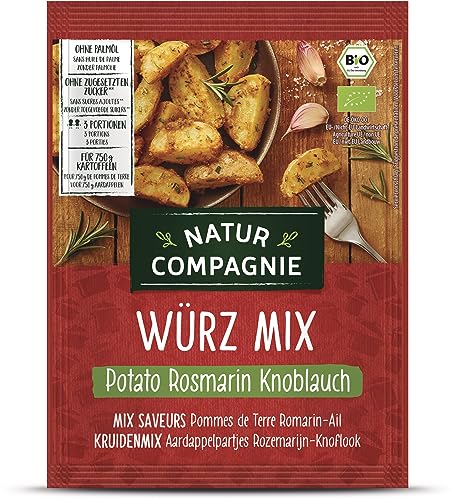 Natur Compagnie Bio Würz Mix Potato Fix Rosmarin Knoblauch (6 x 35 gr) von Natur Compagnie