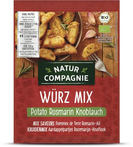 Natur Compagnie Bio Würz Mix Potato Fix Rosmarin Knoblauch (6 x 35 gr) von Natur Compagnie