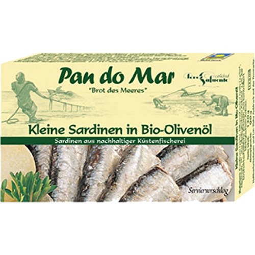 Pan do Mar Kleine Sardinen in Olivenöl (120 g) von Natur.com