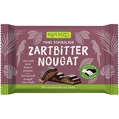 Rapunzel Cristallino-Zartbitter-Nougat-Schokolade (100 g) - Bio von Natur.com