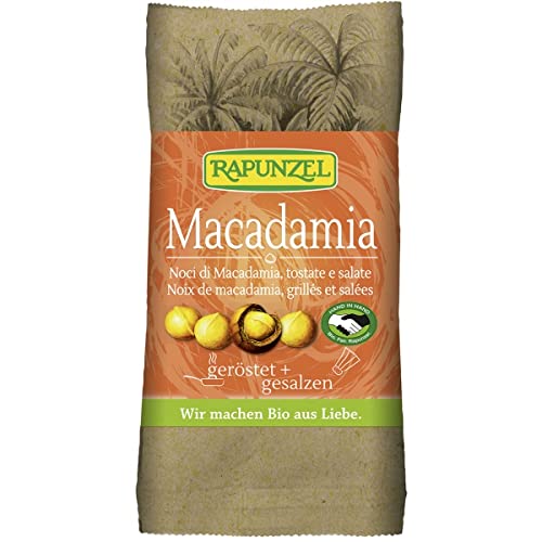 Rapunzel Macadamianüsse, geröstet und gesalzen (50 g) - Bio von Natur.com