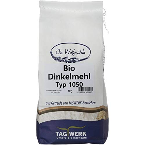 TAGWERK Dinkelmehl Type 1050 aus Bayern (1 kg) - Bio von Natur.com