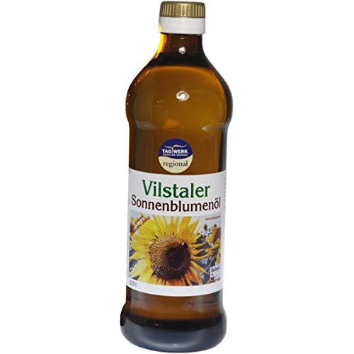 TAGWERK Sonnenblumenöl aus Bayern, nativ (500 ml) - Bio von Natur.com