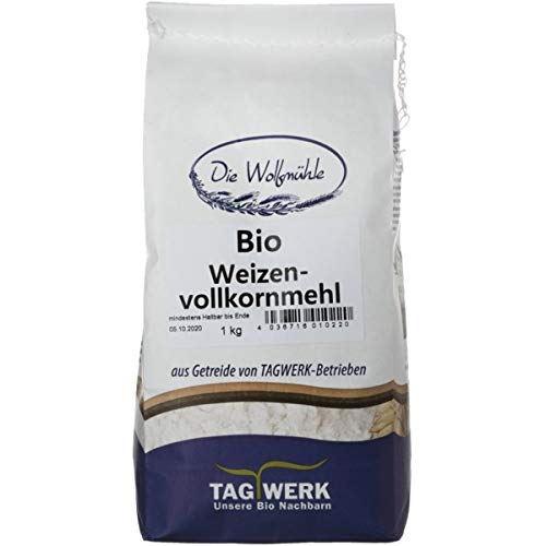 TAGWERK Weizen-Vollkornmehl aus Bayern (1 kg) - Bio von Natur.com