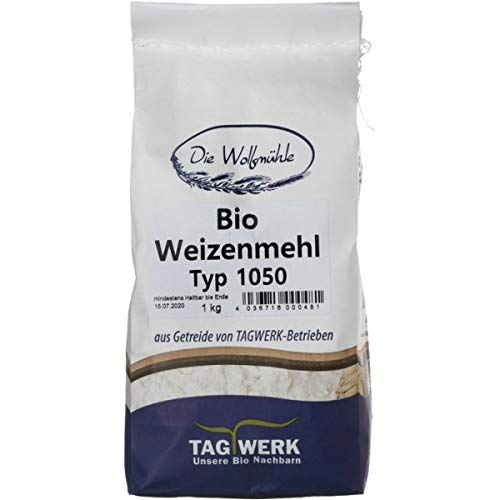 TAGWERK Weizenmehl Type 1050 aus Bayern (1 kg) - Bio von Natur.com