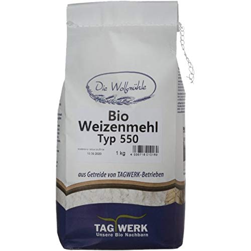 TAGWERK Weizenmehl Type 550 aus Bayern (1 kg) - Bio von Natur.com