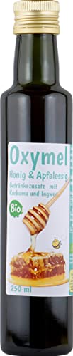 Oxymel Bio Konzentrat Kurkuma und Ingwer 250 ml Getränkezusatz mit Honig und Apfelessig Sauerhonig von NaturGut