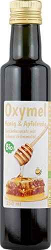 Bio Oxymel Schwarzkümmelöl 250 ml Konzentrat Getränkezusatz mit Honig & Apfelessig Sauerhonig von NaturGut