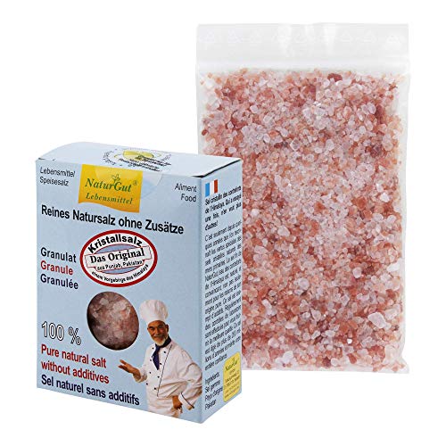 Kristallsalz aus dem Vorgebirge des Himalaya, Salt Range/Pakistan - Kristallsalz Granulat 250 g Kristallsalz aus dem Vorgebirge des Himalaya, Salt Range/Pakistan - Kristallsalz Granulat 250 g von NaturGut