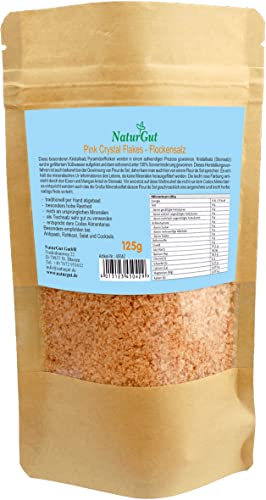 Pink Crystal Flakes Flockensalz Kristallsalz Fleur de Sel 125g Pink Crystal Flakes Flockensalz Kristallsalz Fleur de Sel 125g von NaturGut