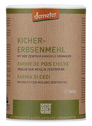Kichererbsenmehl Demeter, Bio/kbA, 300 g Kichererbsenmehl Demeter, Bio/kbA, 300 g von NaturKraftWerke