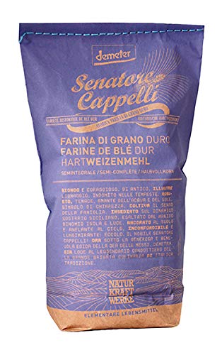Senatore Cappelli Hartweizenmehl halbvollkorn Demeter, 2 x 1000 g Senatore Cappelli Hartweizenmehl halbvollkorn Demeter, 2 x 1000 g von NaturKraftWerke