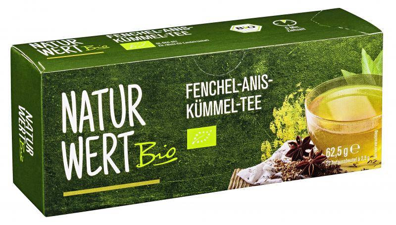 NaturWert Bio Fenchel-Anis-Kümmel-Tee von NaturWert Bio