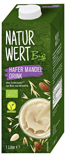 NaturWert Bio Hafer Mandel Drink von NaturWert Bio