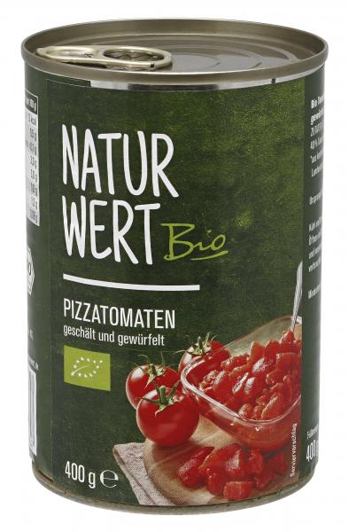 NaturWert Bio Pizza-Tomaten geschält gewürfelt von NaturWert Bio