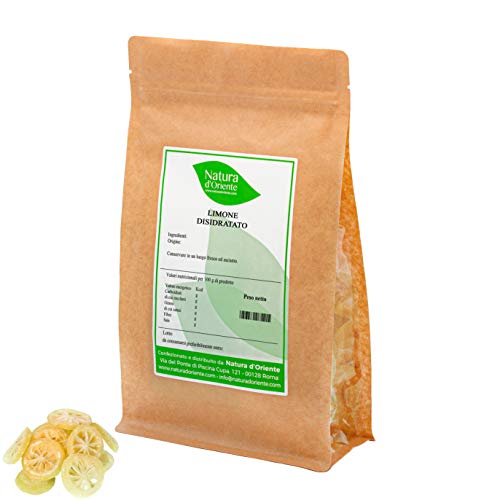 Natura d'Oriente Dehydrierte Geschnittene Zitrone, 500 g von Natura d'Oriente