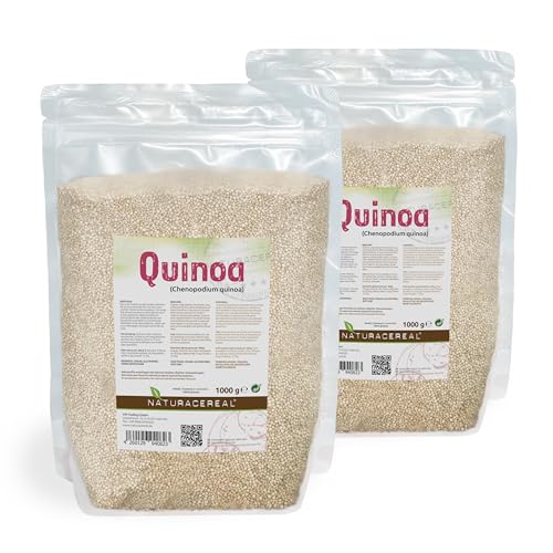 Naturacereal | Quinoa 2kg (2 x 1kg) - weiß - glutenfrei und proteinreich von Naturacereal