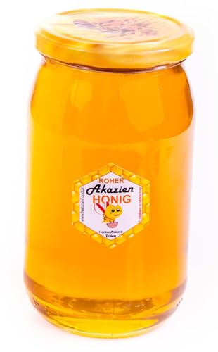 ROHER HONIG direkt vom Imker aus Polen | 1,1 Kg | AKAZIEN | Roh, natürlich, sehr gesund, ohne Zusätze - Ungefiltert, nicht geschleudert oder erhitzt - Gemacht von Bienen ROHER HONIG direkt vom Imker aus Polen | 1,1 Kg | AKAZIEN | Roh, natürlich, sehr gesund, ohne Zusätze - Ungefiltert, nicht geschleudert oder erhitzt - Gemacht von Bienen von Natural Food