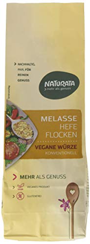 Naturata Melasse Hefeflocken, 4er Pack (4 x 200 g) von Naturata Melasse