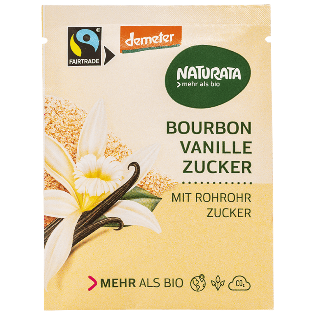 Bio Bourbon-Vanillezucker, 8% Vanille Bio Bourbon-Vanillezucker, 8% Vanille von Naturata