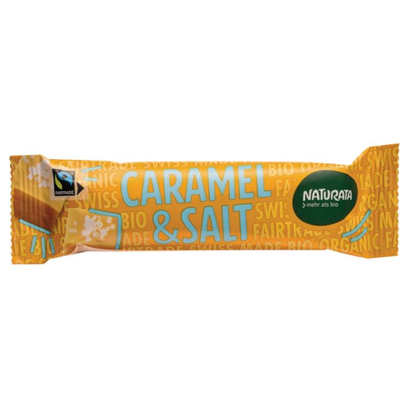 Bio Caramel & Salt Schokoriegel von Naturata