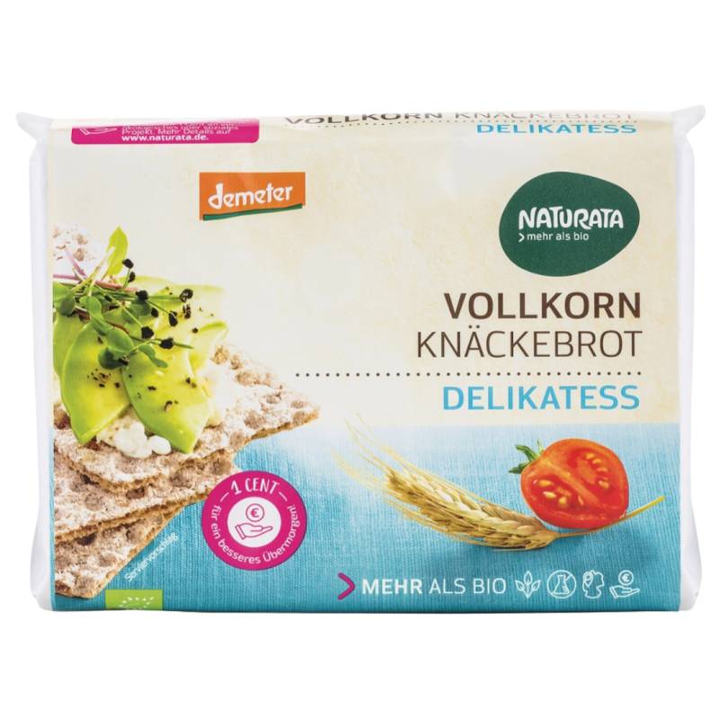 Bio Delikatess Vollkorn-Knäckebrot von Naturata