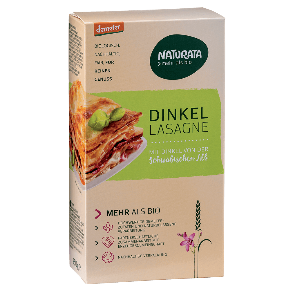 Bio Dinkel-Lasagne von Naturata