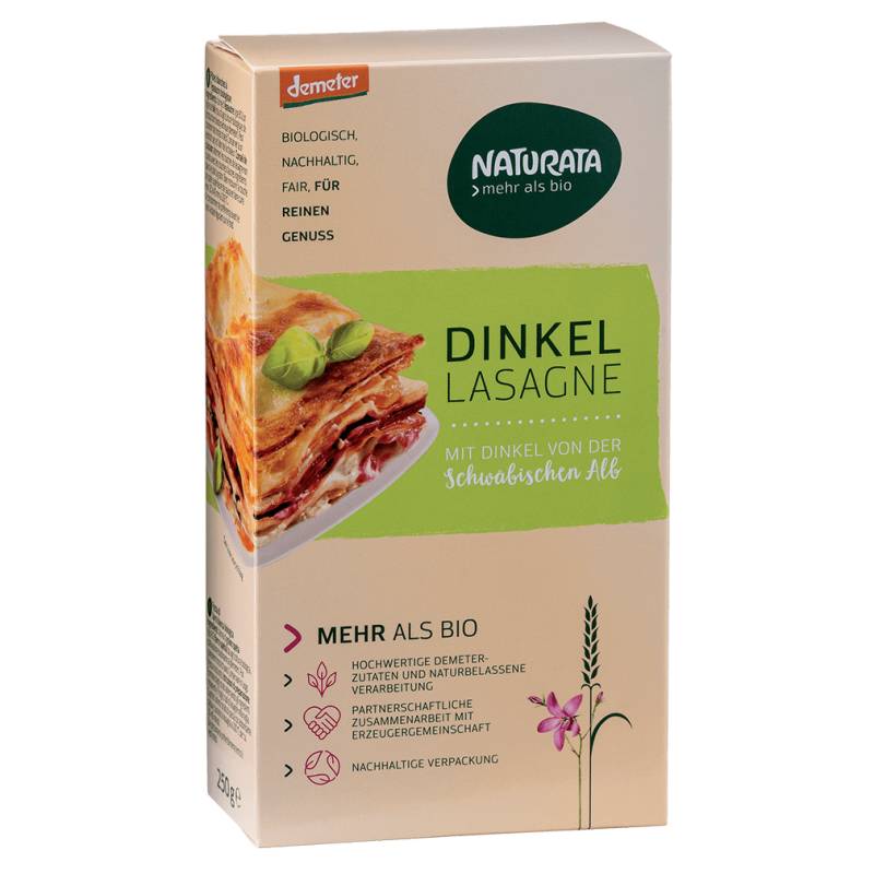 Bio Dinkel-Lasagne von Naturata